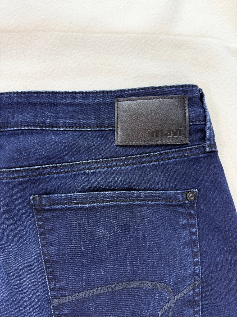 Mavi Men's Jake Slim Jeans in Dark Blue Size 36x30 - Picture 6 of 10